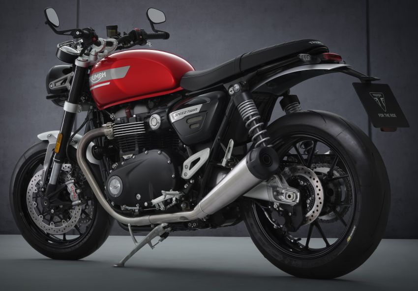 Triumph Speed Twin 2021 diperbaharui – enjin Euro 5, lebih kuasa dan tork, angkup brek Brembo Monobloc 1301569