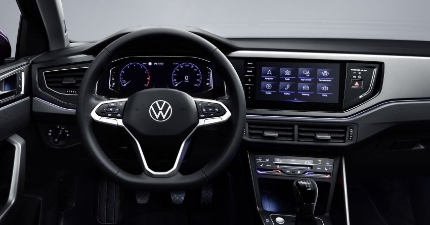 VW Polo Mk6 facelift 2021 – perincian kokpit digital 1311335