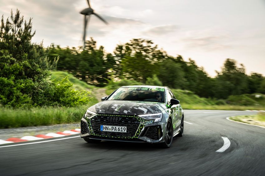 2022 Audi RS3 teased – 2.5L inline-five with 400 PS, 500 Nm; 0-100 km/h in 3.8 seconds, RS Torque Splitter! 1310113
