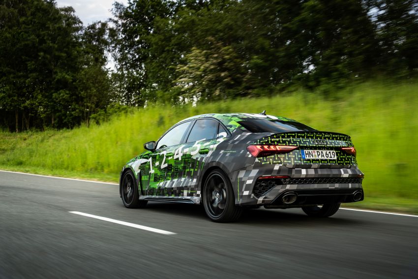 Audi RS3 2022 dalam teaser – enjin lima silinder 2.5L 400 PS dan 500 Nm tork, 0-100 km/j dalam 3.8 saat 1310459