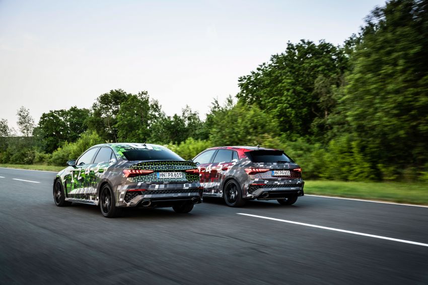 Audi RS3 2022 dalam teaser – enjin lima silinder 2.5L 400 PS dan 500 Nm tork, 0-100 km/j dalam 3.8 saat 1310452