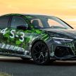 Audi RS3 2022 dalam teaser – enjin lima silinder 2.5L 400 PS dan 500 Nm tork, 0-100 km/j dalam 3.8 saat