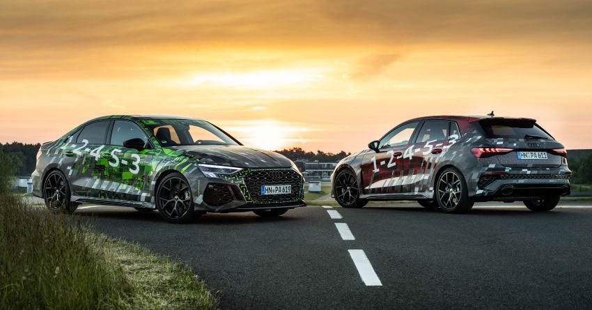 Audi RS3 2022 dalam teaser – enjin lima silinder 2.5L 400 PS dan 500 Nm tork, 0-100 km/j dalam 3.8 saat 1310440