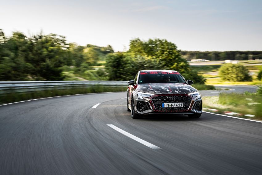Audi RS3 2022 dalam teaser – enjin lima silinder 2.5L 400 PS dan 500 Nm tork, 0-100 km/j dalam 3.8 saat 1310528