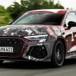 Audi RS3 2022 dalam teaser – enjin lima silinder 2.5L 400 PS dan 500 Nm tork, 0-100 km/j dalam 3.8 saat