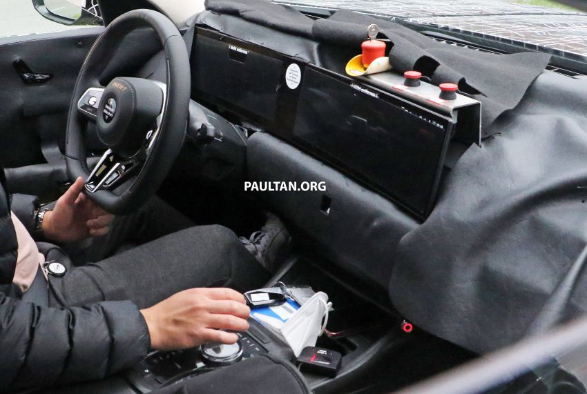 SPYSHOTS: 2022 BMW 7 Series sighted on test – interior receives design, control layout from electric iX 1308601