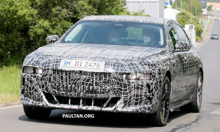 SPYSHOTS: 2022 BMW 7 Series sighted on test – interior receives design, control layout from electric iX 1308583