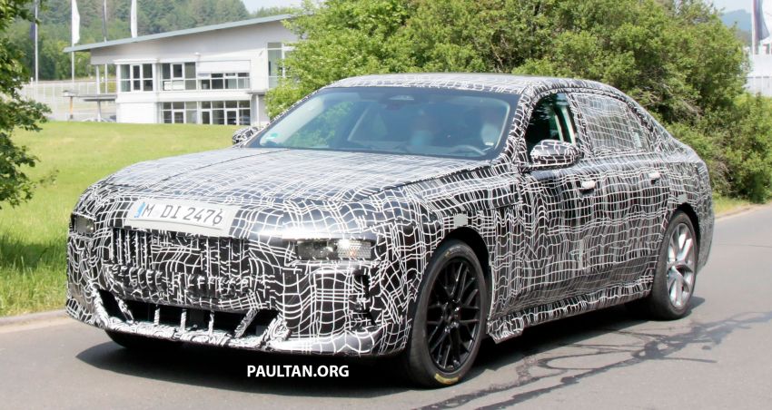 SPYSHOTS: 2022 BMW 7 Series sighted on test – interior receives design, control layout from electric iX 1308584