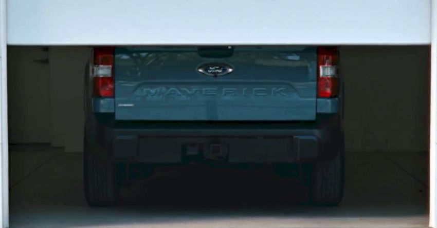 2022 Ford Maverick teased ahead of June 8 debut – unibody pick-up truck positioned below the Ranger Image #1303051
