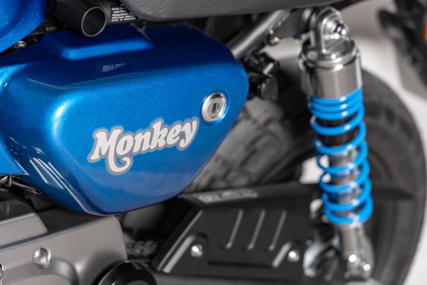 Honda Monkey 125 dipertingkat dengan kotak gear lima kelajuan, enjin Euro 5 berkuasa 9.25 hp, 11 Nm 1310613