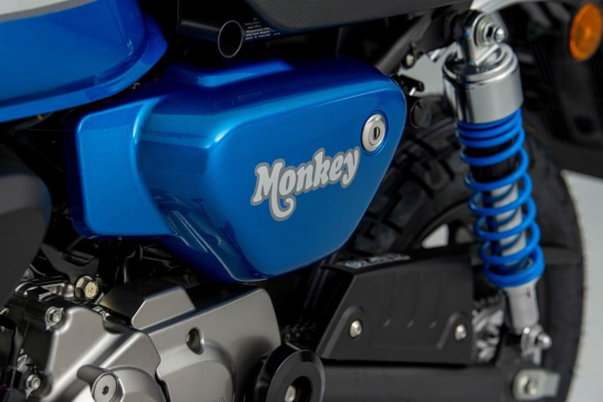 Honda Monkey 125 dipertingkat dengan kotak gear lima kelajuan, enjin Euro 5 berkuasa 9.25 hp, 11 Nm 1310611