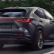 2022 Lexus NX officially revealed – second-gen SUV gets PHEV, 2.4 Turbo; new rear logo, interior concept