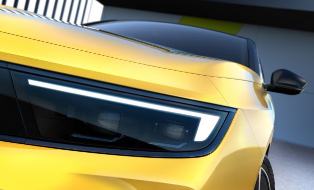 2022 Opel Astra official teaser images released; five-door hatch and wagon, production to start this year