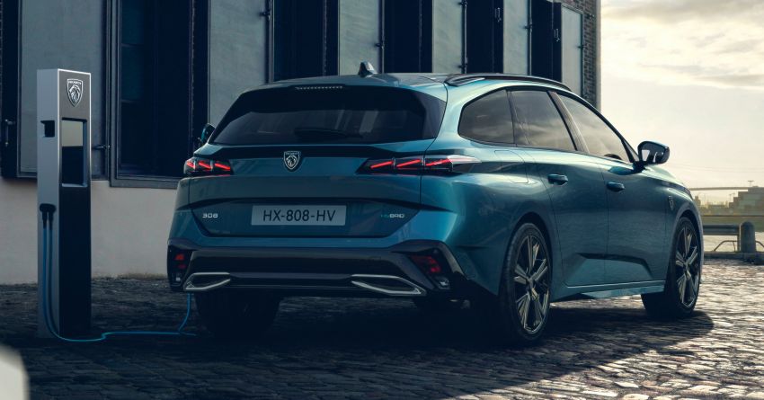 2022 Peugeot 308 SW debuts – longer wheelbase, 608 litres of boot space; 1.6L PHEV, up to 60 km e-range 1310287