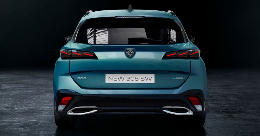 Peugeot 308 SW 2022 diperkenal – jarak roda lebih panjang, ruang but 608L; 1.6L PHEV,  e-jarak 60 km 1310476