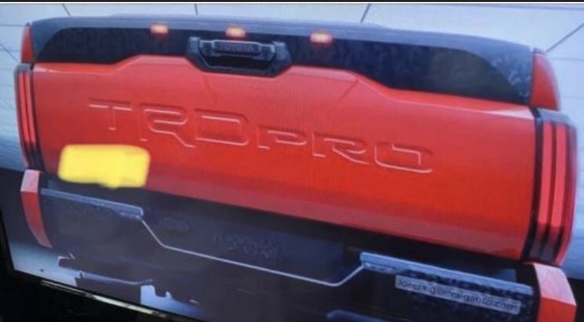 2022 Toyota Tundra revealed – first photo of TRD Pro 1309562
