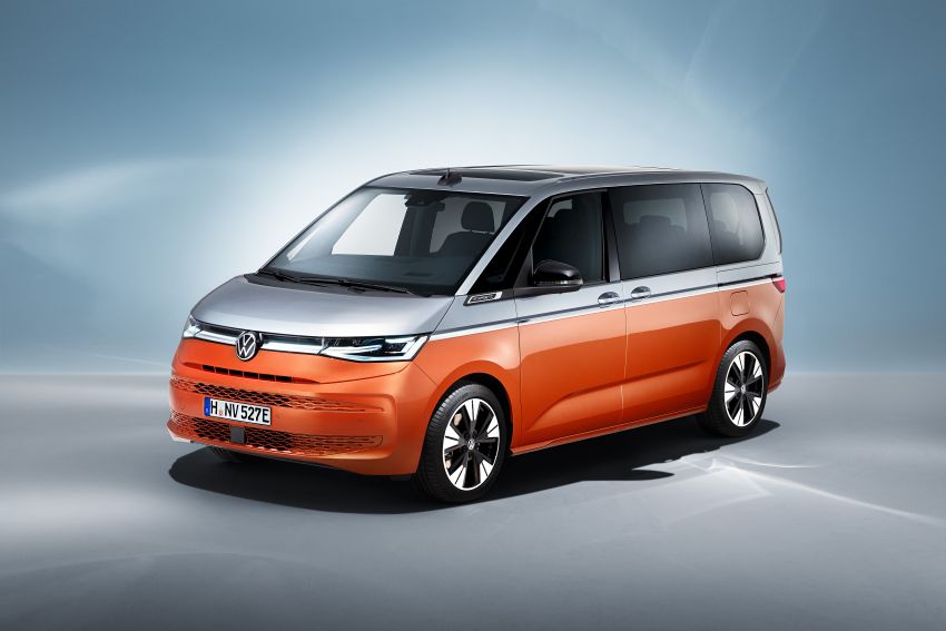 2022 Volkswagen T7 Multivan – 218 PS 1.4L eHybrid, diesel and petrols; up to 2,000 kg towing capacity 1305971
