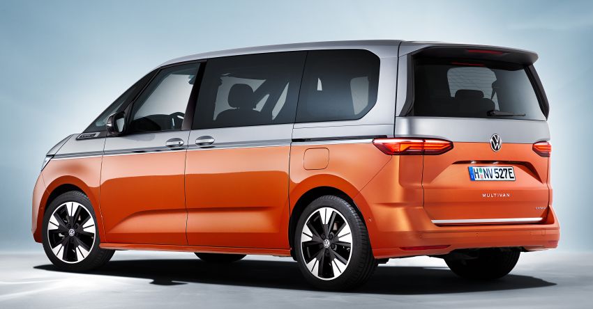 2022 Volkswagen T7 Multivan – 218 PS 1.4L eHybrid, diesel and petrols; up to 2,000 kg towing capacity 1305972