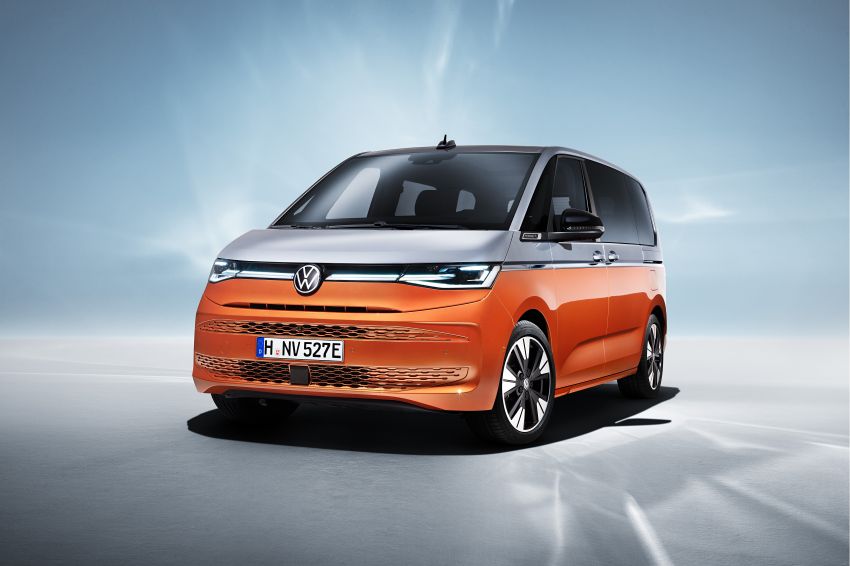 2022 Volkswagen T7 Multivan – 218 PS 1.4L eHybrid, diesel and petrols; up to 2,000 kg towing capacity 1305973