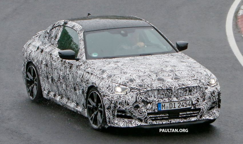 SPYSHOTS: 2022 BMW 2 Series Coupe with less camo Image #1311817