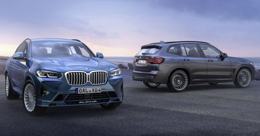 BMW Alpina XD3, XD4 facelift shown – based on G01 X3, G02 X4 LCI; more powerful 3.0L quad-turbo diesel 1305964