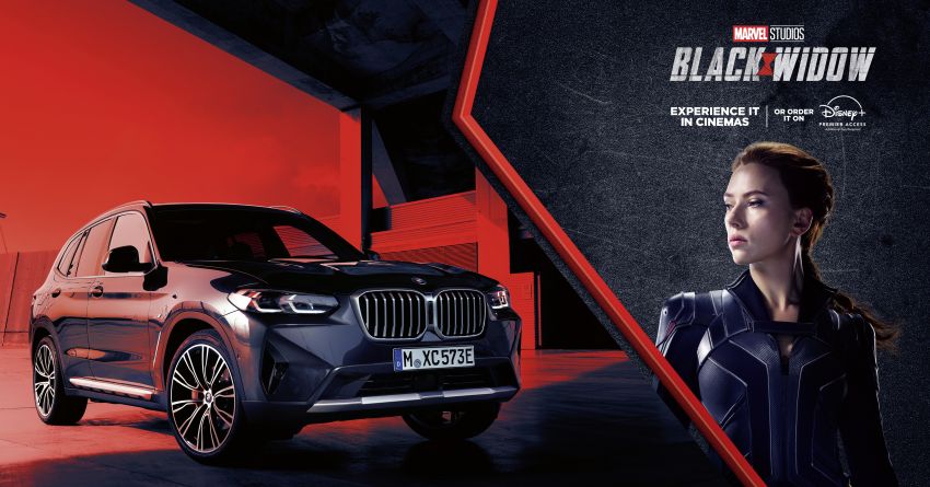 BMW, Marvel Studios collaborate on <em>Black Widow</em> – X3 M40i and 2 Series Gran Coupé set to star on July 9 1312462