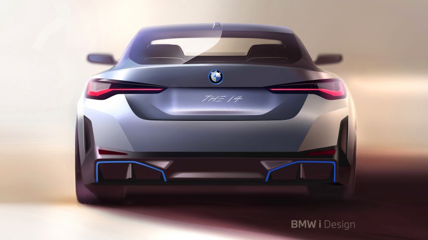 2022 BMW i4 eDrive40 – electric RWD four-door coupe with 340 PS & 430 Nm; 83.9 kWh battery, 590 km range Image #1301315