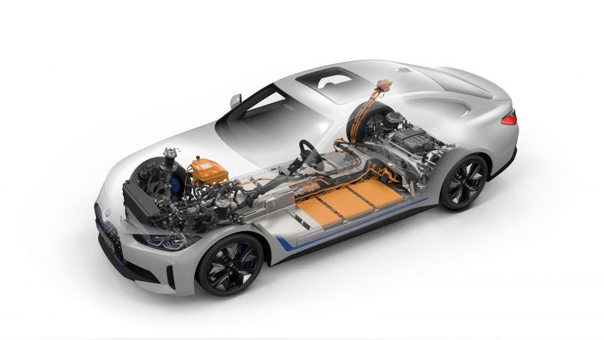 BMW i4 eDrive40 2022 – model elektrik pacuan roda belakang dengan kuasa 340 PS, jarak gerak 590 km 1301963