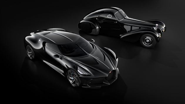 Bugatti La Voiture Noire – hanya satu dibuat, RM55juta