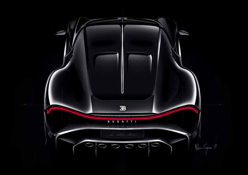 Bugatti La Voiture Noire – one-off hypercar, RM55 mil! 1303062
