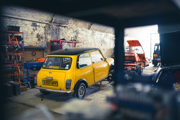 Classic Mini converted to an EV with Nissan Leaf tech – standard 20 kWh battery, 113 km range; from RM146k