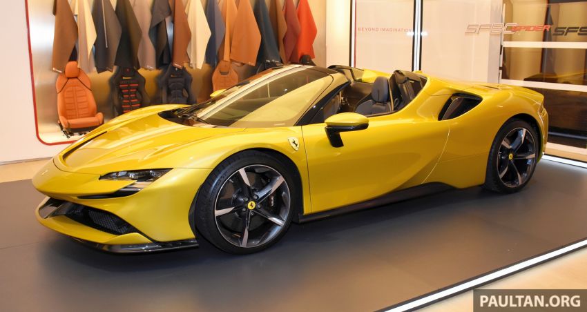 Ferrari SF90 Spider officially introduced in Malaysia – plug-in hybrid goes open top route, from RM2.088 mil 1303634