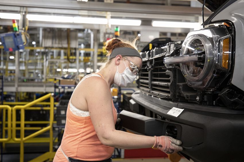 Ford Bronco 2021 mula diproduksi di kilang Michigan 1308413
