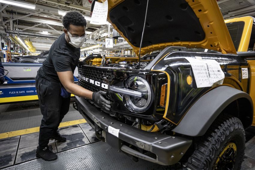 Ford Bronco 2021 mula diproduksi di kilang Michigan 1308406