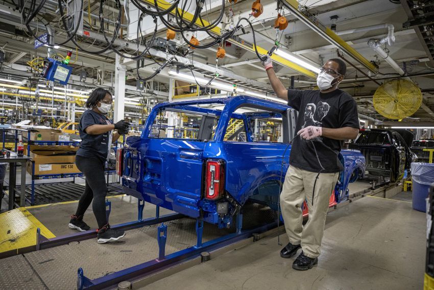 Ford Bronco 2021 mula diproduksi di kilang Michigan 1308408