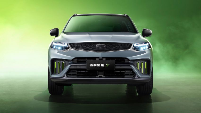 Geely Xingyue S revealed in grey with lime accents 1312084