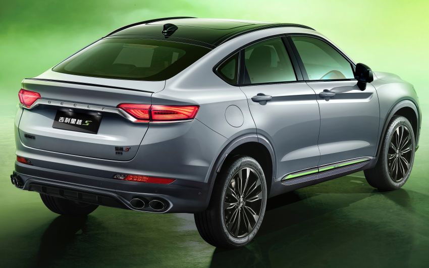 Geely Xingyue S revealed in grey with lime accents Image #1312085