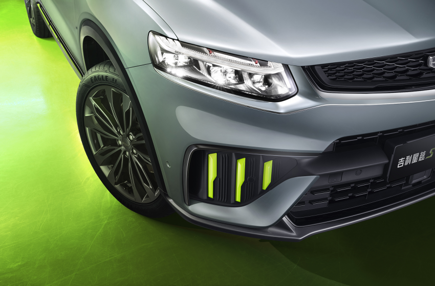 Geely Xingyue S revealed in grey with lime accents 1312087