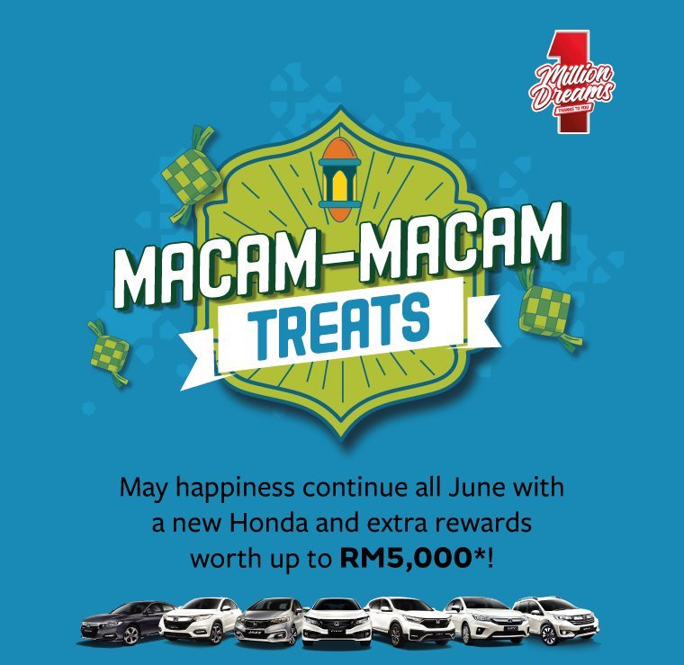 Honda’s ‘Macam-Macam Treats’ promo, up to RM5k off Image #1302004
