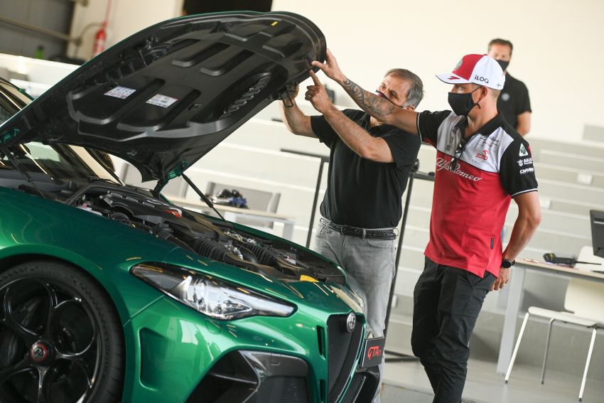 Alfa Romeo Giulia GTA, GTAm completes final testing – F1 driver Kimi Raikkonen drives the pair at Balocco 1312395