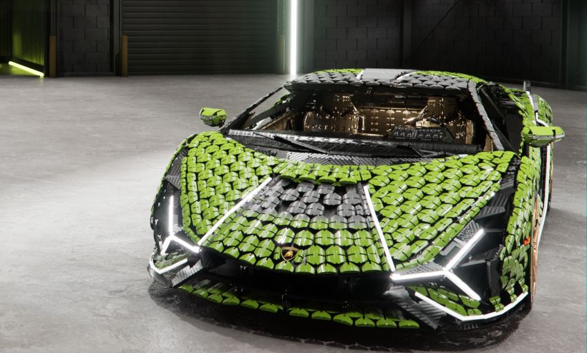 Lego Technic Lamborghini Sián FKP 37 goes full-sized – over 400,000 parts, 2,200 kg, 8,660 hours to complete 1304304
