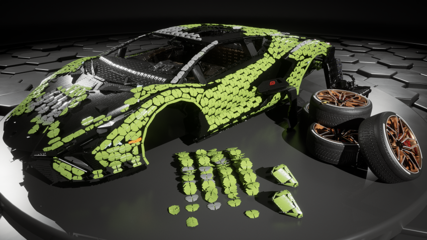 Lego Technic Lamborghini Sián FKP 37 goes full-sized – over 400,000 parts, 2,200 kg, 8,660 hours to complete Image #1304307