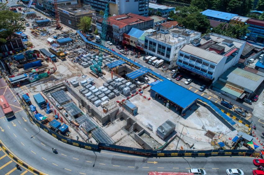 MRT Sentul Barat station construction diversion on Jalan Ipoh is no more, stretch near Viva straight again 1307911