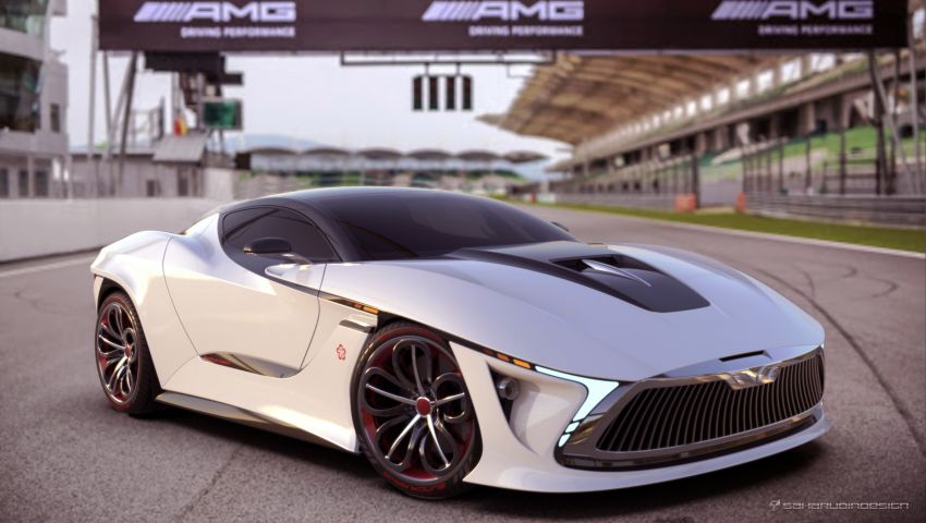 Malaysian sports car concept rendered by former Proton designer – inspired by Aston Martin DB10 1303506