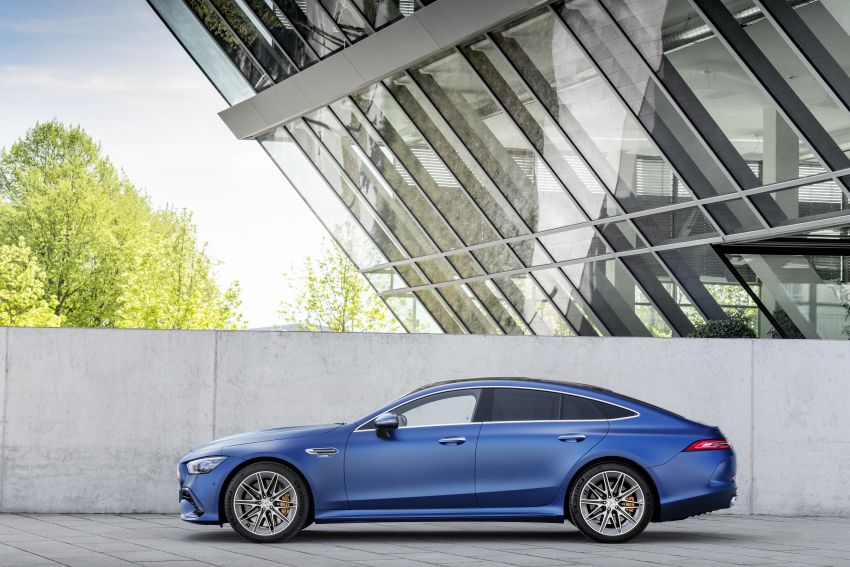 Mercedes-AMG GT 4-Door Coupé facelift revealed with minor aesthetic, kit upgrades – V8 models coming later Image #1307325