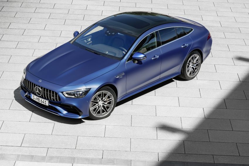 Mercedes-AMG GT 4-Door Coupé facelift revealed with minor aesthetic, kit upgrades – V8 models coming later Image #1307329