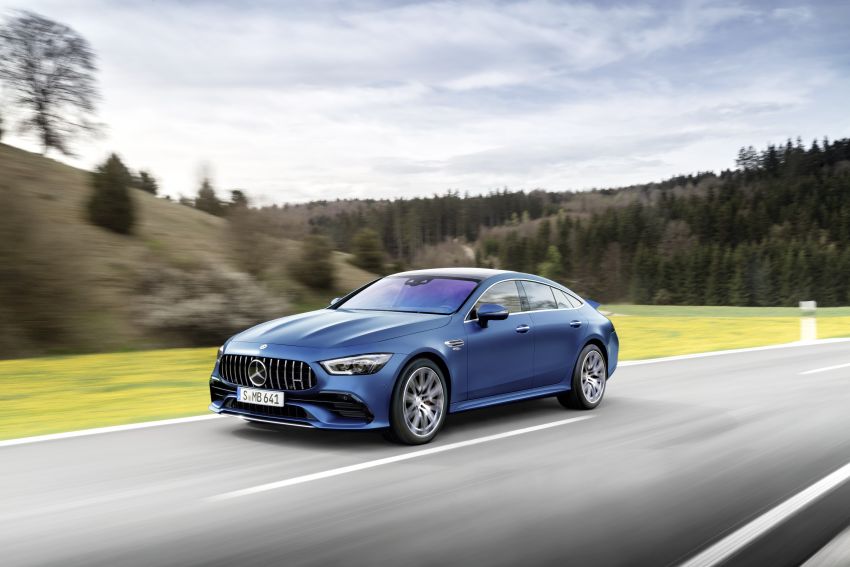 Mercedes-AMG GT 4-Door Coupé facelift revealed with minor aesthetic, kit upgrades – V8 models coming later Image #1307339