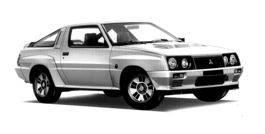 Lakaran rasmi Mitsubishi Starion 4WD 355 hp yang tak jadi diproduksi dan dijual tersiar selepas 37 tahun 1301508