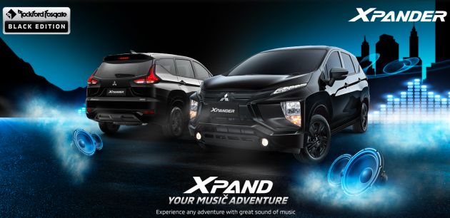Mitsubishi Xpander dan Xpander Cross Rockford Fosgate Black Edition dilancarkan di Indonesia