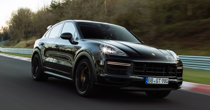 New Porsche Cayenne Coupe performance variant breaks Nurburgring record – 7 mins 38.925 seconds 1308330